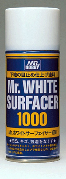 B-511  краска  грунтовка в баллончиках  Mr.WHITE SURFACER 1000 170мл