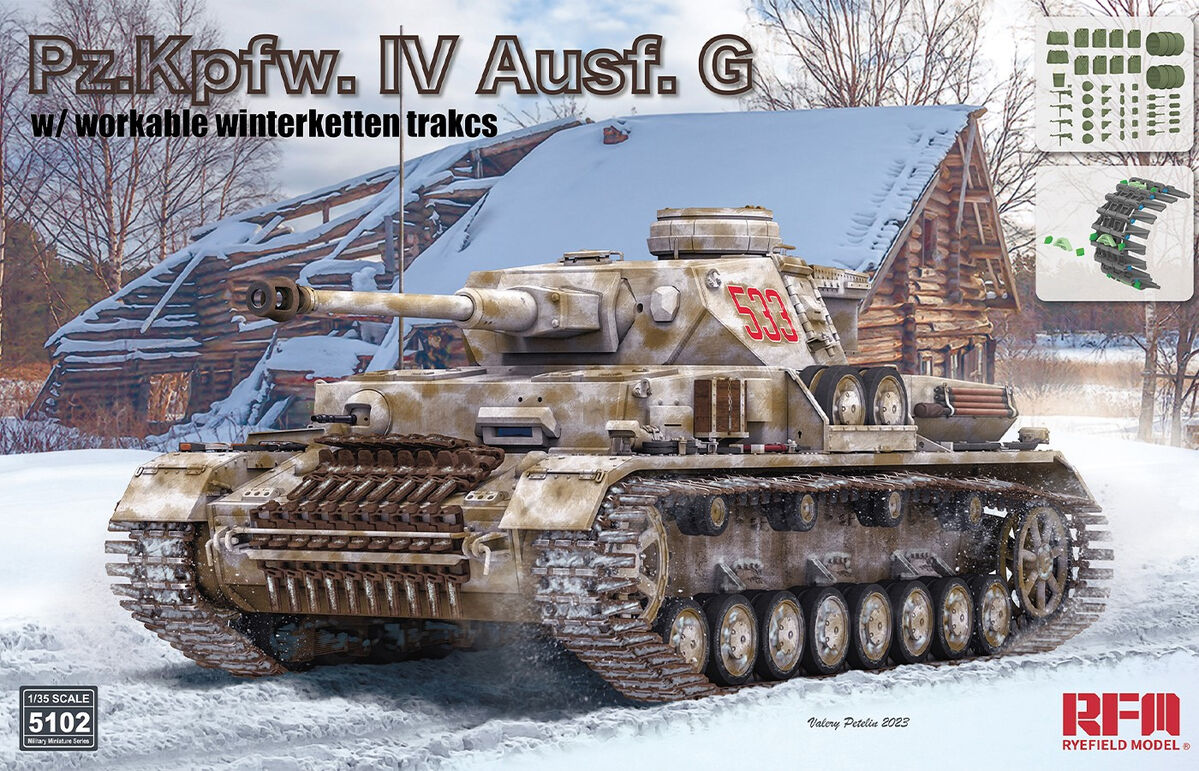 RM-5102  техника и вооружение  Pz.Kpfw.IV Ausf.G w/Winterketten  (1:35)