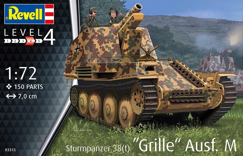 03315  техника и вооружение  Sturmpanzer 38(t) Grille Ausf.M  (1:72)