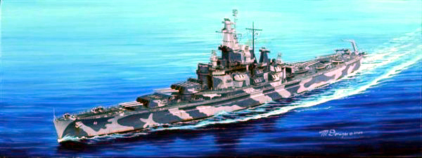 05307  флот  USS Alabama BB-60  (1:350)