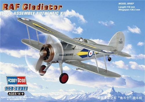 80289  авиация  RAF Gladiator  (1:72)