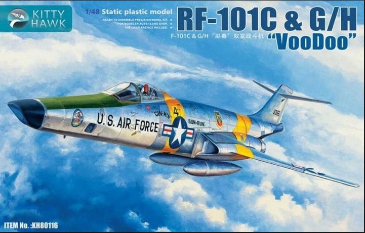 KH80116  авиация  RF-101C & G/H "Voodoo"  (1:48)