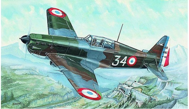 0849  авиация  Morane Saulnier M.S.406  (1:72)