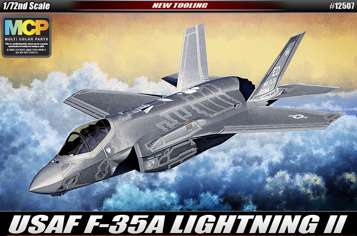 12507  авиация  F-35A Lightining II  (1:72)