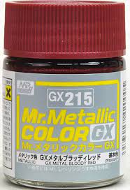 GX215  краска 18мл  Metal Bloody Red