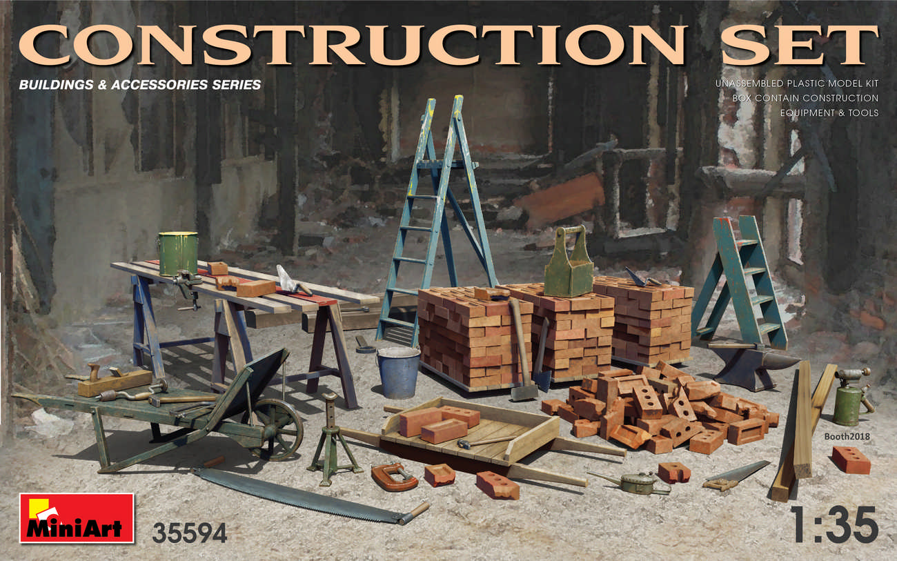 35594  наборы для диорам  CONSTRUCTION SET  (1:35)
