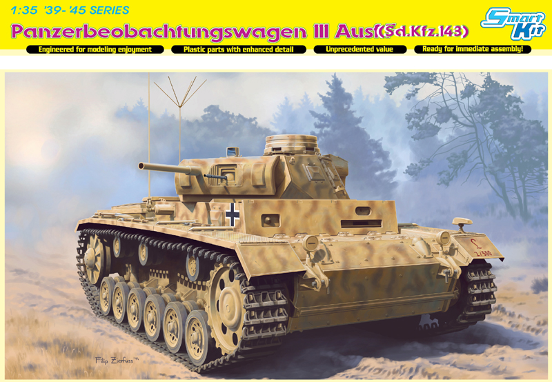 6792  техника и вооружение  Pz. Beob. Wg. III Ausf.(Sd.Kfz. 143) (1:35)