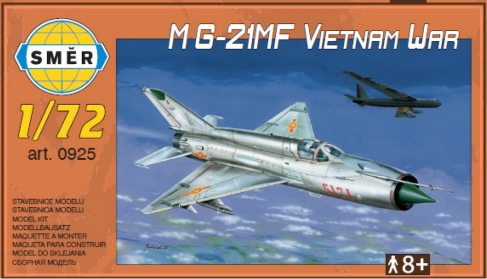 0925  авиация  M&G-21MF Vietnam War  (1:72)