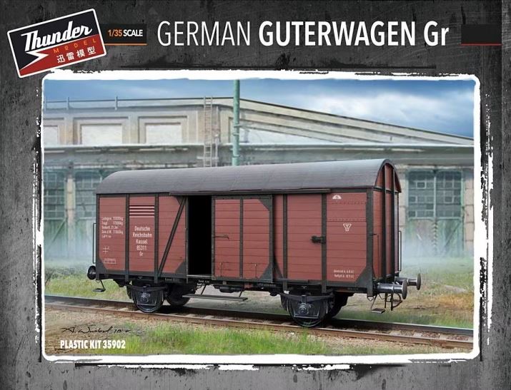TM35902  техника и вооружение  Вагон German Guterwagen Gr  (1:35)