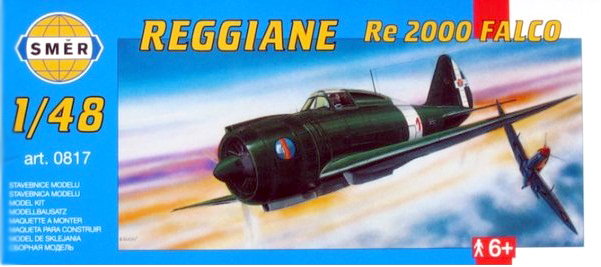 0817  авиация  Reggiane Re 2000 Falco (1:48)