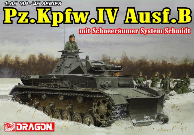 6764  техника и вооружение  Pz.Kpfw.IV Ausf.B mit Schneeräumer System Schmidt (1:35)