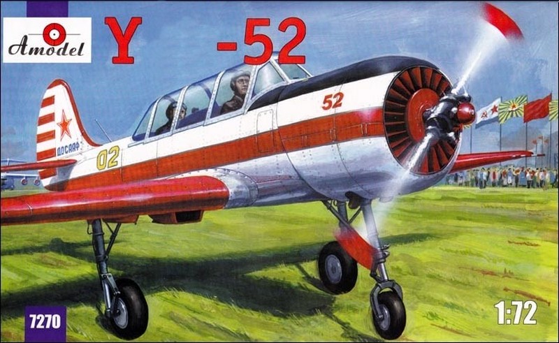 7270   авиация  Як-52 (1:72)