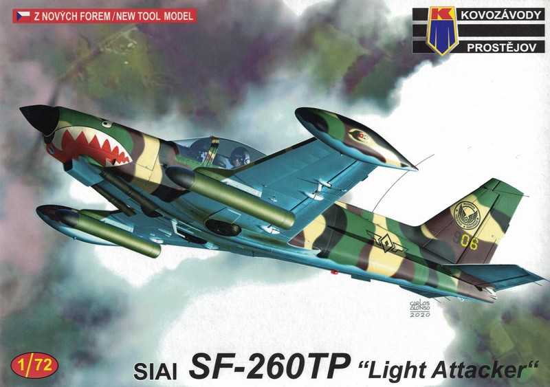 KPM0214  авиация  SIAI SF-260TP "Light attacker"  (1:72)