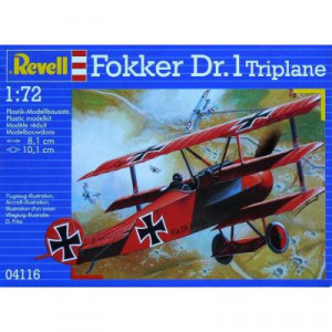04116  авиация  Fokker Dr.1 Triplane  (1:72)