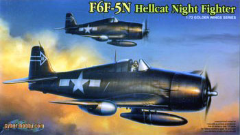 D5080  самолет  F6F-5N HELLCAT NIGHT VERSION  (1:72)