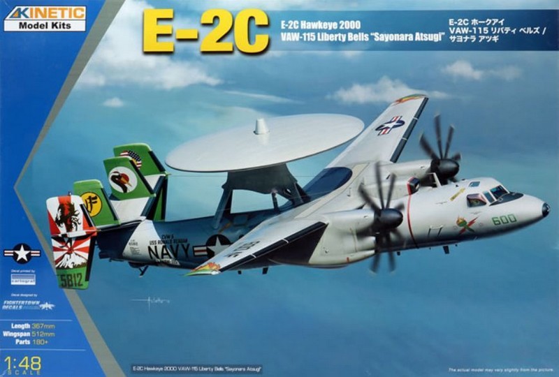 K48066  авиация  E-2C Hawkeye 2000 VAW-115 "Liberty Bells Sayonara Atsugi"  (1:48)