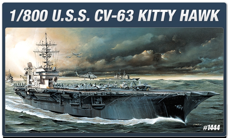 14210  флот  USS Kitty Hawk CV-63  (1:800)