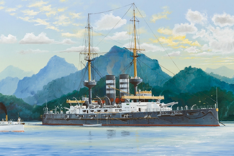 82002  флот  Japanese Battleship Mikasa 1902  (1:200)