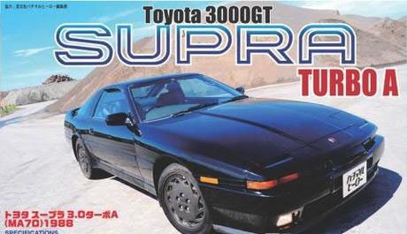 04696  автомобили и мотоциклы  Toyota Supra 3.0 Turbo A 1987  (1:24)