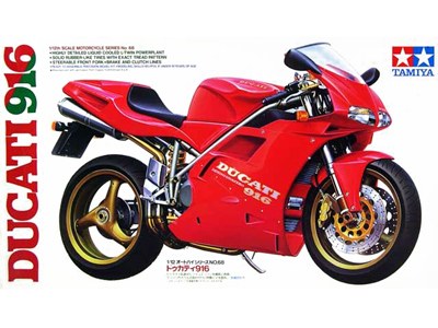 14068  автомобили и мотоциклы  Ducati 916 (1:12)