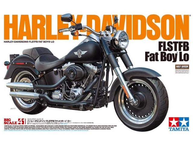 16041  автомобили и мотоциклы  Harley Davidson FLSTFB - Fat Boy Lo  (1:6)