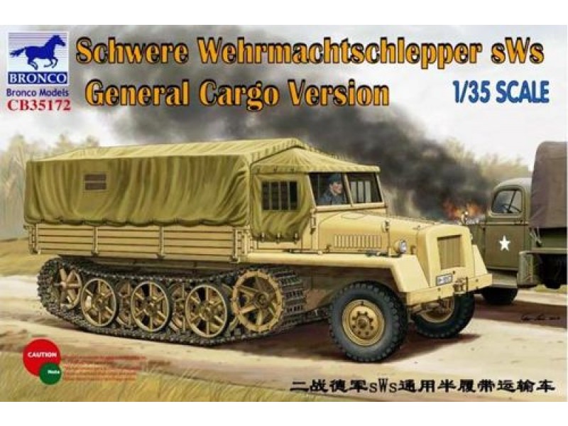 CB35172  техника и вооружение  Schwere Wehrmachtschlepper sWs General Cargo Version  (1:35)