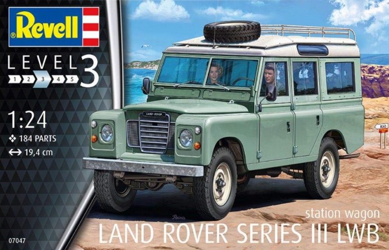 07047  автомобили и мотоциклы  Land Rover Series III LWB  (1:24)
