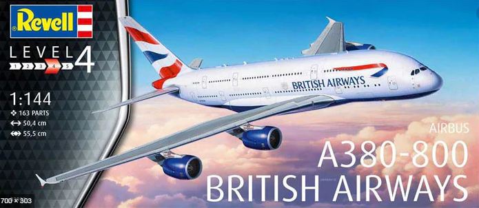 03922  авиация  Airbus A380-800 British Airways  (1:144)