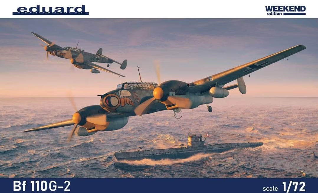 7468  авиация  Bf-110G-2  (1:72)