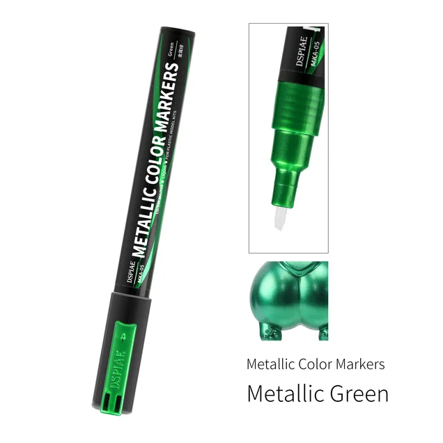MKA-05  краска  Маркер Metallic Green
