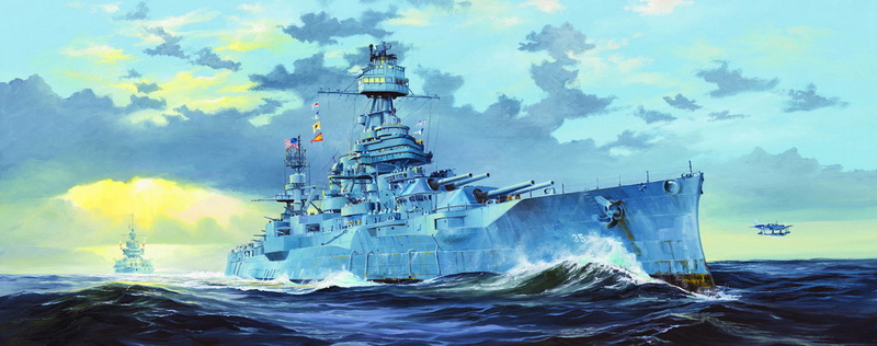 05340  флот  USS New Texas BB-35  (1:350)