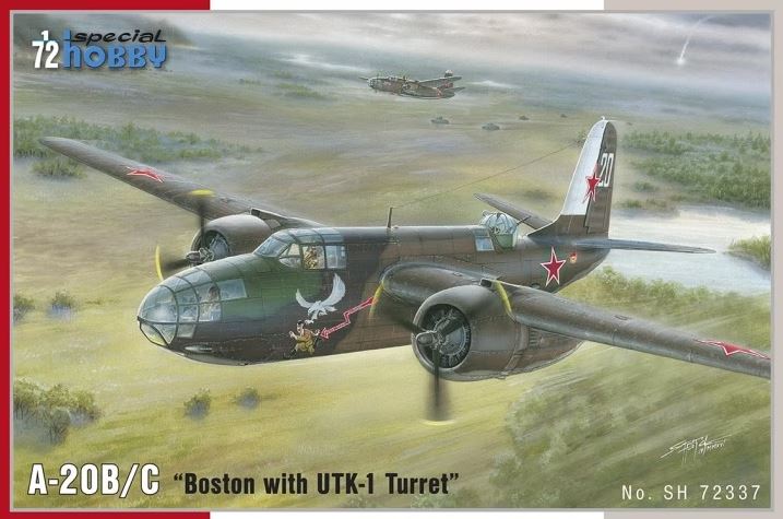 SH72337  авиация  A-20B/C "Boston with UTK-1 Turret"  (1:72)