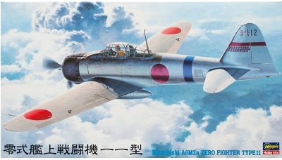 09142  авиация  Mitsubishi A6M2a Zero Type11  (1:48)