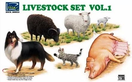 RV35007  фигуры  Livestock Set Vol. 1  (1:35)