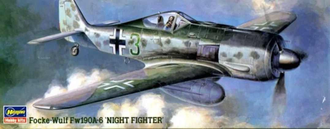 52044  авиация  Focke-Wulf Fw190A-6 'Night Fighter'  (1:72)