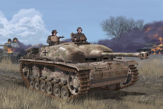6891  техника и вооружение  САУ  StuG.III Ausf.G Concrete Armored w/Zimmerit  (1:35)