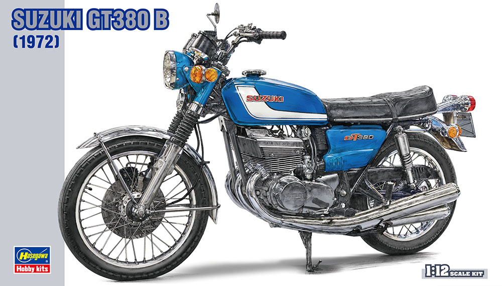 21505  автомобили и мотоциклы  Suzuki GT380 B 1972  (1:12)