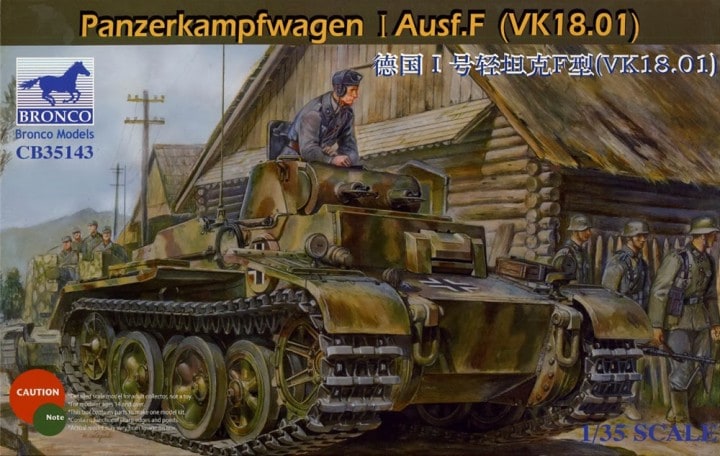 CB35143  техника и вооружение  Panzerkampfwagen I Ausf.F (VK18.01) (1:35)