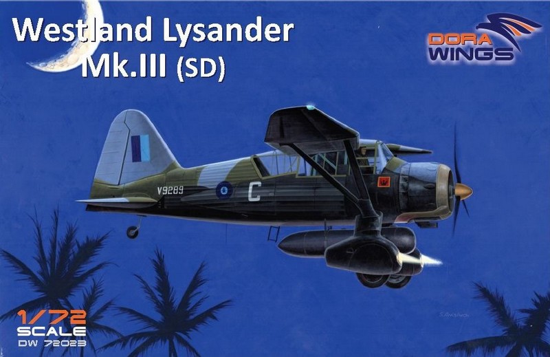 DW72023  авиация  Westland Lysander Mk.III (SD)  (1:72)