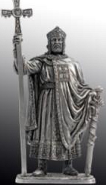 300 M  миниатюра  Владимир Святославович- князь Новгородский (956-1015 гг.)