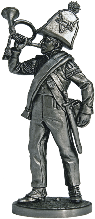 NAP-51  миниатюра  Горнист роты егерей Авангардного батальона. Брауншвейг, 1815 г