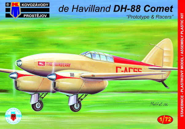 KPM0104  авиация  de Havilland DH-88 Comet "Prototype & Racers"  (1:72)