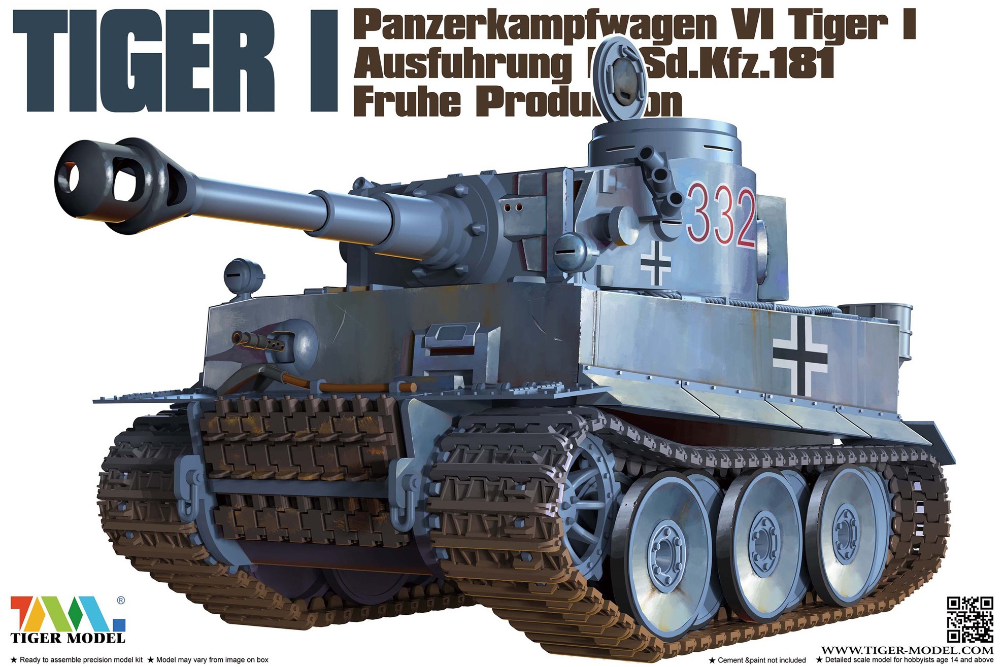 502  техника и вооружение  Cute tank TIGER 1