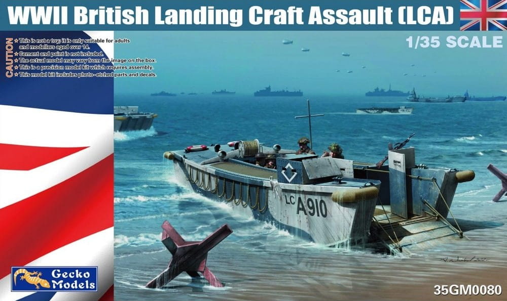 35GM0080  флот  WWII British Landing Craft Assault [LCA]  (1:35)