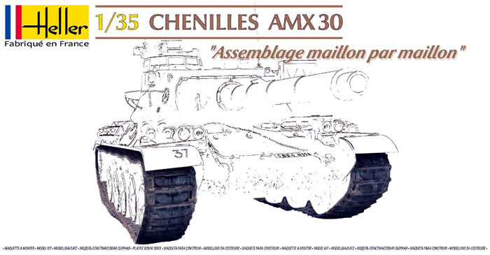 81301  траки наборные  CHENILLES AMX 30 (1:35)