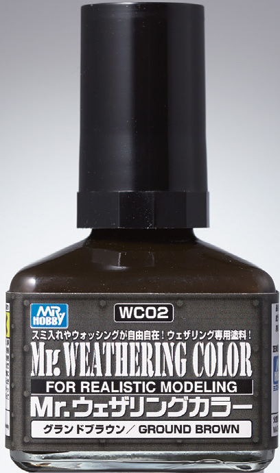 WC02  краска 40мл MR.WEATHERING COLOR WC02 GROUND BROWN