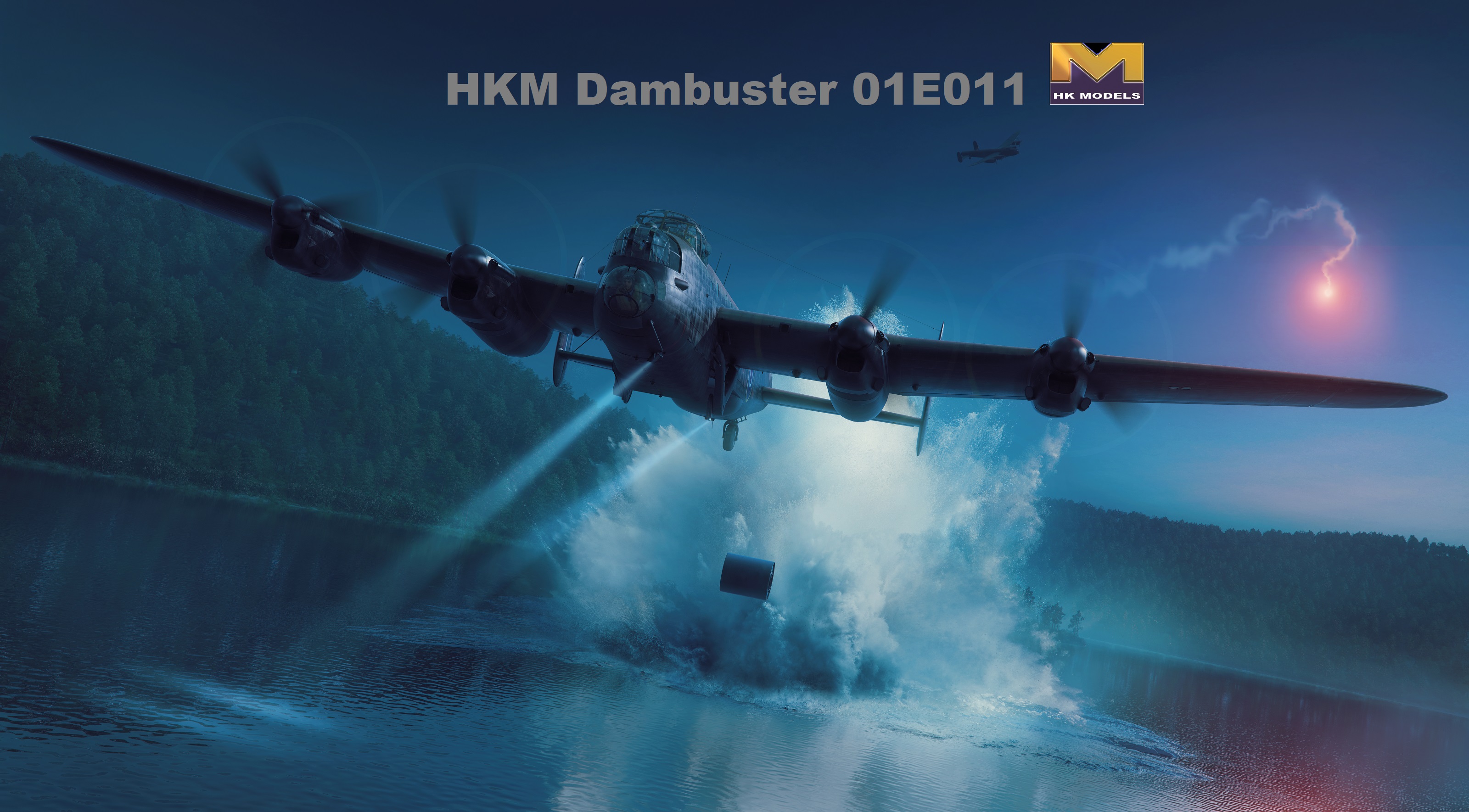 01E011  авиация  Avro Lancaster B.Mk.III Dambuster  (1:32)