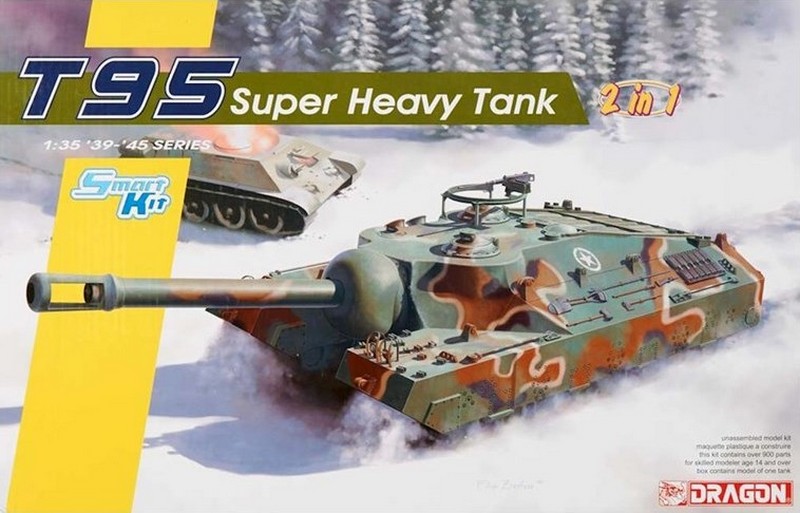 6825  техника и вооружение  САУ T95 Super Heavy Tank (1:35)