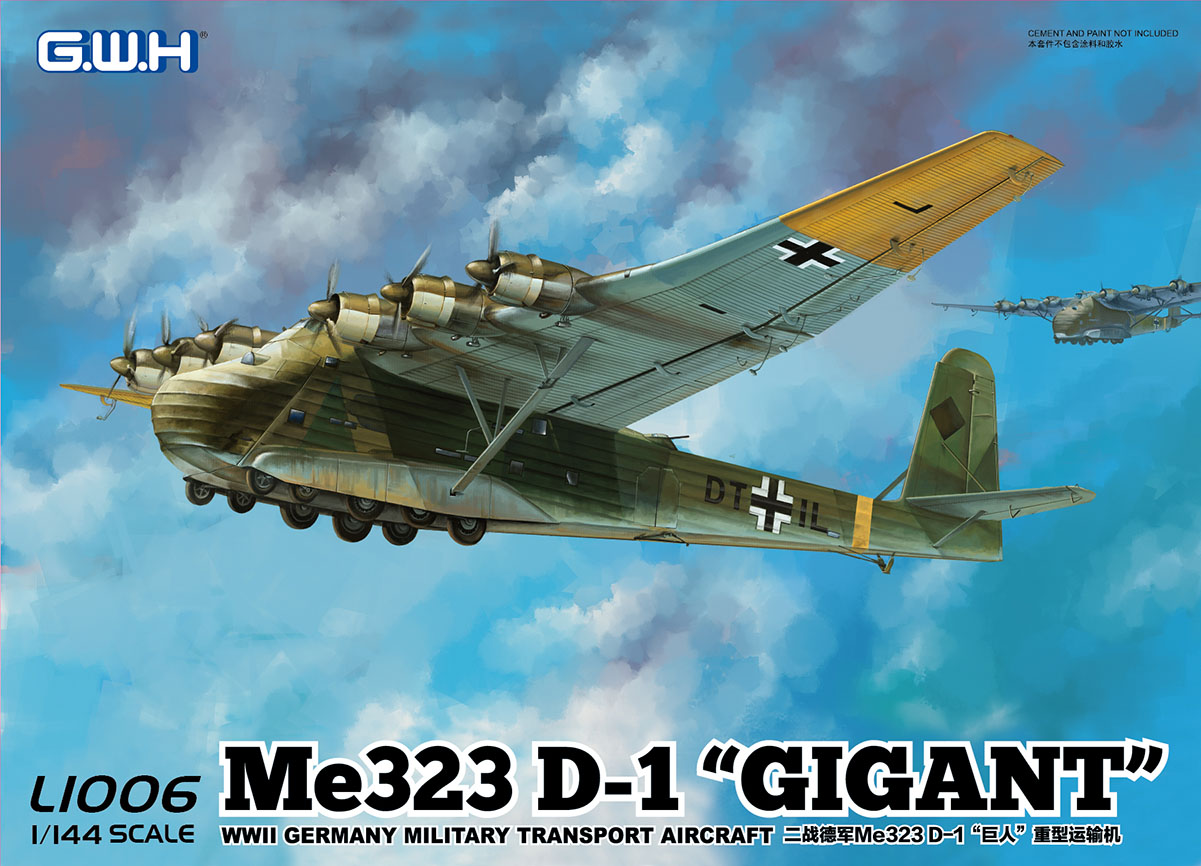 L1006  авиация  Me 323 D-1 "Gigant"  (1:144)