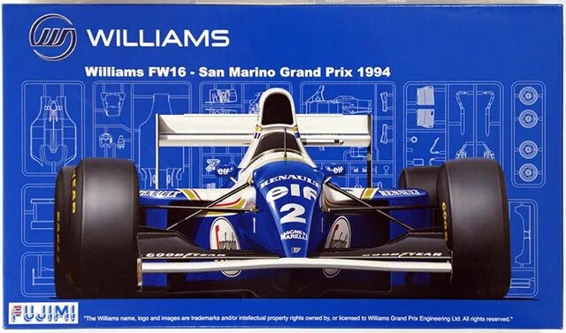 09058  автомобили и мотоциклы  Williams FW16 San Marino Grand Prix 1994 w/Seat Belt  (1:20)
